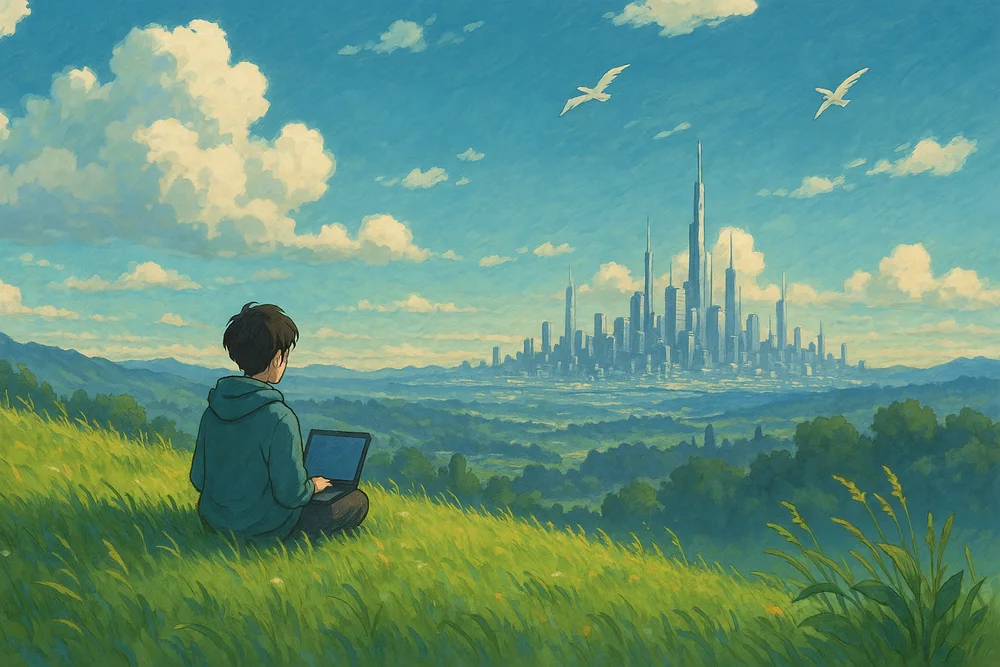 The landscape from my original corner of the web